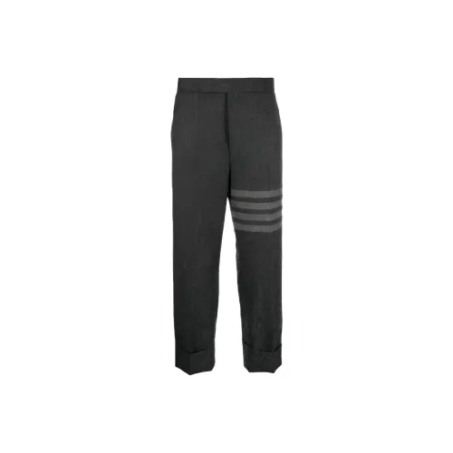 THOM BROWNE THOM BROWNE FW23 Early Autumn Collection Серый Мужской Повседневный Брюки
