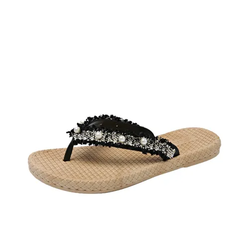 TAFN Шлепанцы Черные Женские