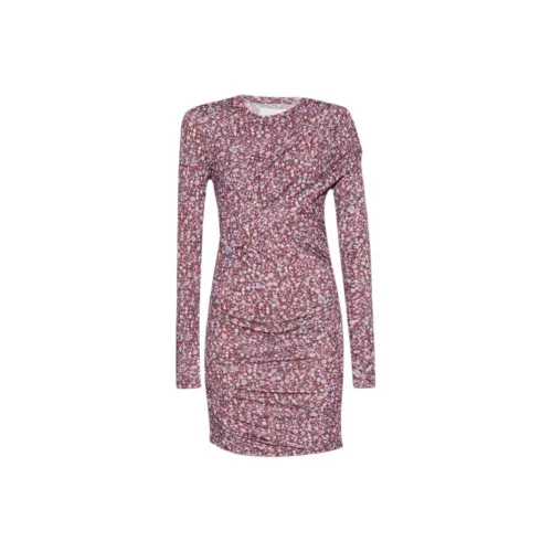 ISABEL MARANT ETOILE Фиолетовый Женские Длинные Платья с Длинными Рукавами