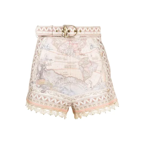 Zimmermann Многоцветные Женские Повседневные Шорты