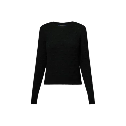 LOUIS VUITTON Монограмма FW25 Кашемир Свитер Женские