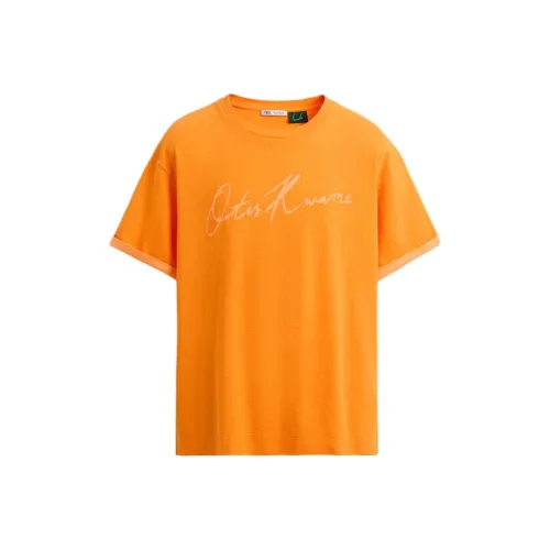 ZARA Orange Мужская T-рубашка