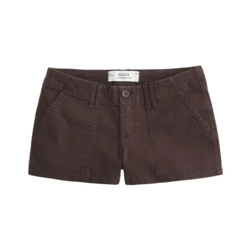 Hollister Коричневые Женские Джинсовые Шорты