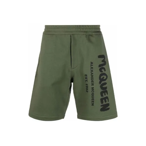 Alexander McQueen SS22 Повседневные шорты Мужские Зеленые