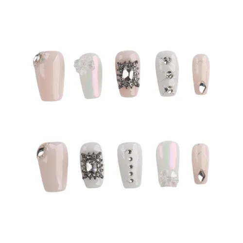 BDQC Утонченный Осветляющий Мягкий Телесный Премиум False Nail 20mm False Nail Короткий LADDER Телесный Jump Цвет
