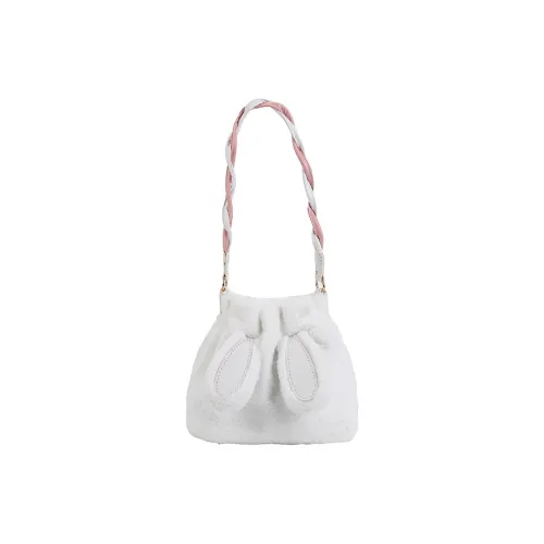 TLXT Милый Плюшевый Кролик с Вязаными Ушками Сумка DIY Вода Ведрообразная Сумка на Плечо Подарок на День Рождения DIY Материал Сумка DIY Игрушки