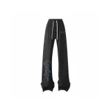 Чёрный (Улучшенный синий узор)