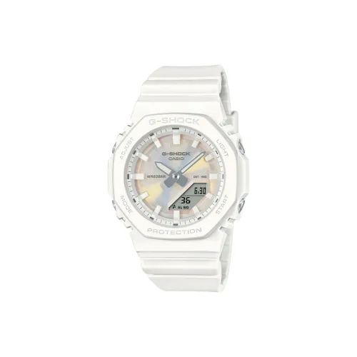 CASIO GMA P2100 Collection Кварцевый механизм Смольный ремешок Часы для женщин Фиолетовый циферблат часов