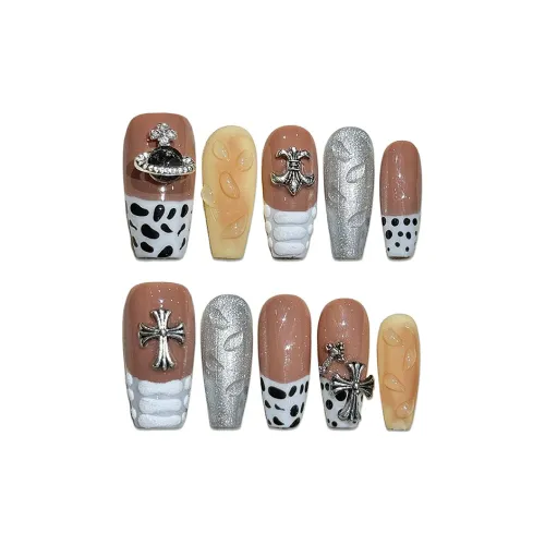 BDQC Мягкая кожа Flattering 25 мм False Nail Средний LADDER Премиум Feel Jump Цвет Стиль Instagram