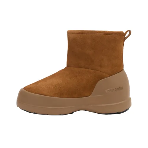 MOON BOOT Mezzaluna Crew Snow Boots Unisex Brown