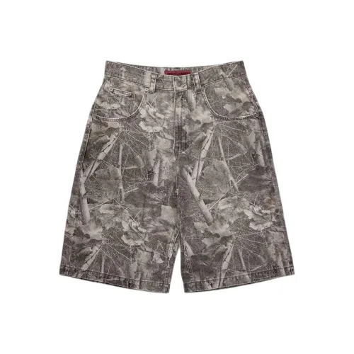 Jaded London WOODLAND CAMO Colossus Jorts Джинсовые шорты Мужской