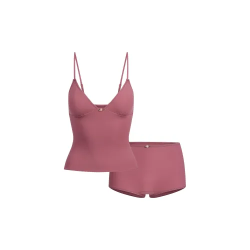 SKIMS FW25 PICOT CAMI и Boy Short Set Pajama Set Women's