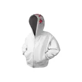 Белый, серый, вереск, аппликация "Десять игл"