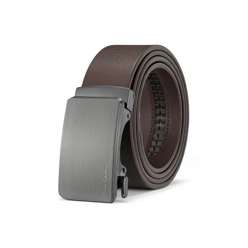 PIERRE CARDIN Ремни из крупнозернистой текстуры коровьей кожи мужской 3,45 см