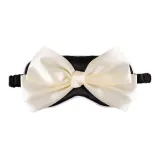 Чёрный с белой окантовкой и бантом