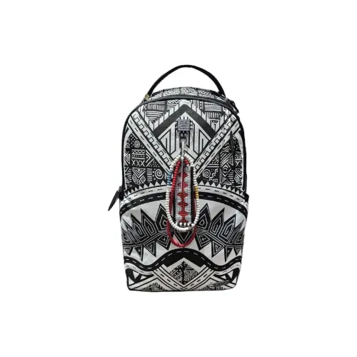 SPRAYGROUND Рюкзак из ПВХ (поливинилхлорида) Унисекс Белый и Черный