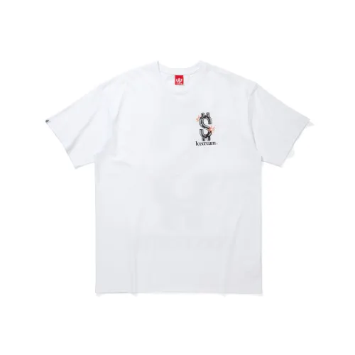 Мороженое Белый Унисекс T-рубашки