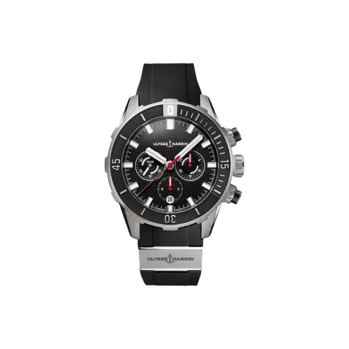 ULYSSE NARDIN Автоматический Механический Часы Мужские из Коллекции Diving 44 мм Черные
