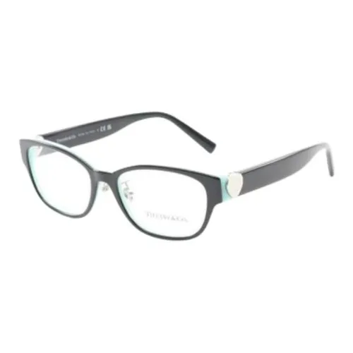 TIFFANY CO. Пластик Овал Очки Женские Черный