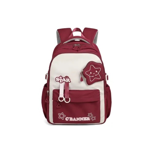 C°BANNER Ткань Рюкзак Большой Женский Красный Хаки