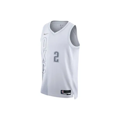 Nike Баскетбольная Джерси Мужская Белая
