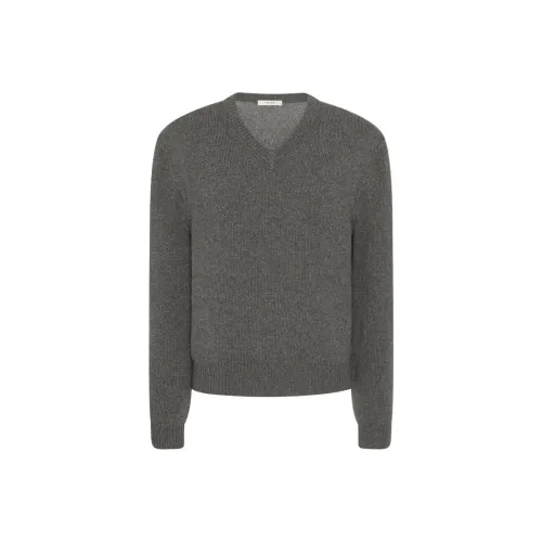 THE ROW Серый Смесь Мужские Кашемировые Свитера