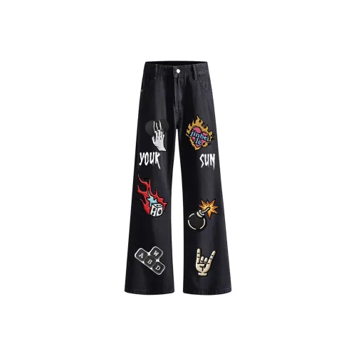 Удобный и освежающий джинсы унисекс