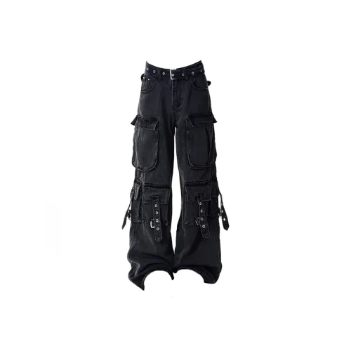 KIRHNE Черные Унисекс Джинсы