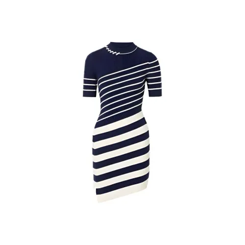 Leather Cat Короткий рукав платье женское