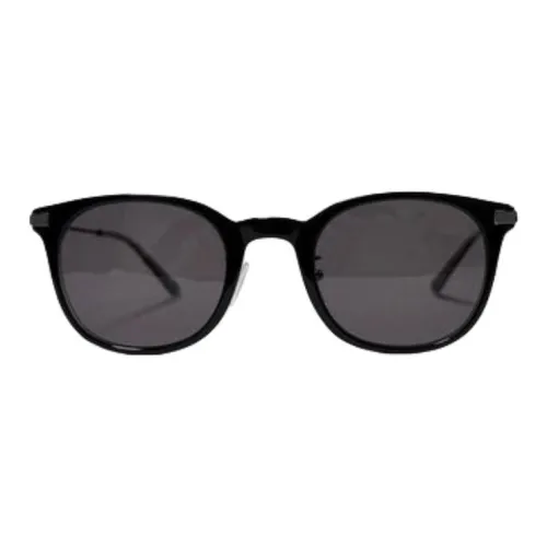 CALVIN KLEIN Пластик Металл Круглые Солнцезащитные очки Унисекс Черный