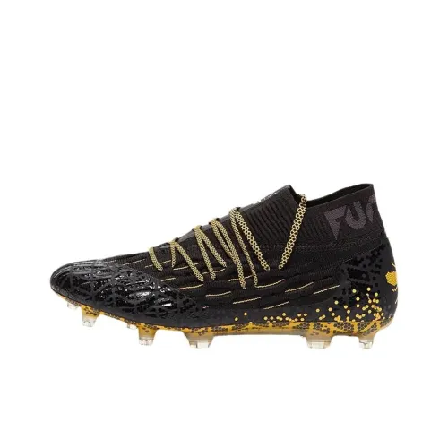 PUMA Future 5,1 Netfit Футбольные бутсы Мужские Черные Желтые