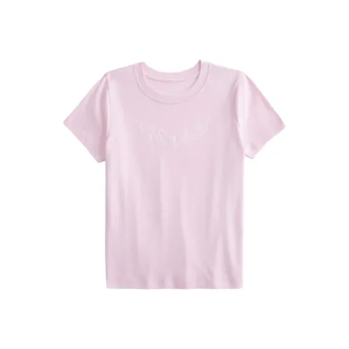 Hollister Розовые Женские T-рубашки