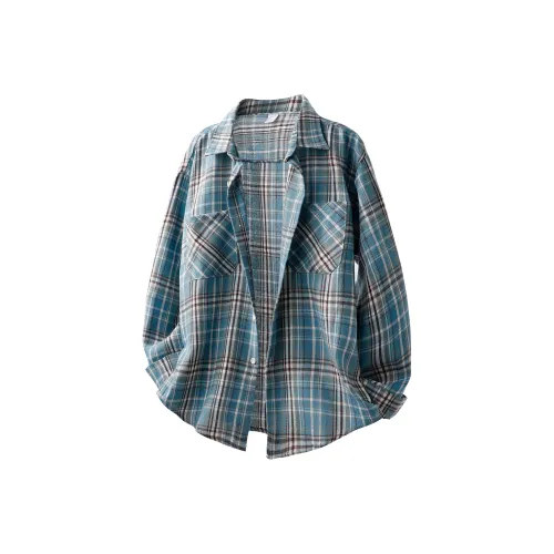 ZHONGBANGJICHU Длинный рукав рубашка куртка повседневный комплект для коммутирования унисекс