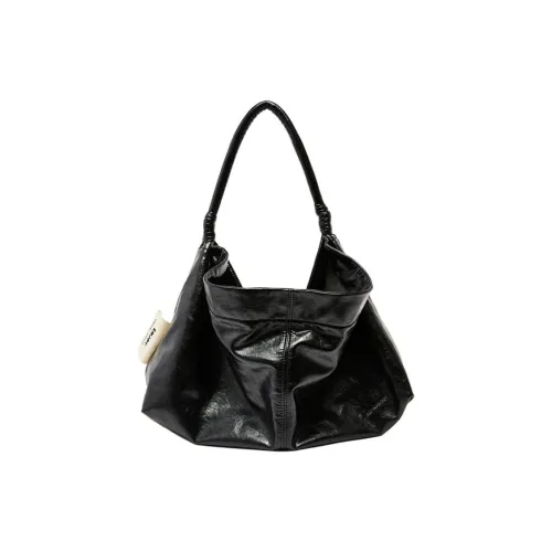 Three Blessings ПУ (полиуретан) Сумка-тоут Сумка для покупок Сумка Женская Черная