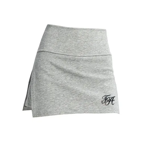 FOASIS Повседневные короткие юбки женские серые