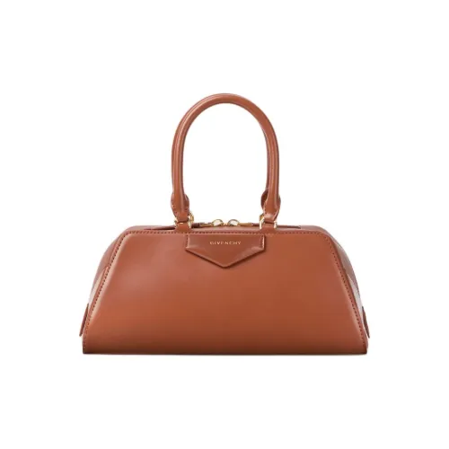 Givenchy Antigona Телячья кожа Сумка Маленькая Женская Карамельный Коричневый