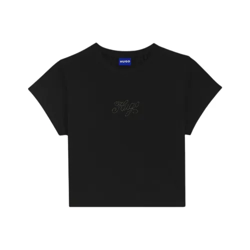 Hugo Boss Черные Женские T-рубашки