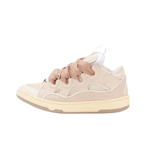 Lanvin Амортизация Низкие Кроссовки для скейтбординга Женские Телесного цвета