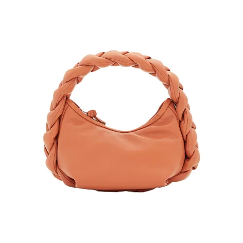 Hereu Lambskin Portable Crossbody Bag Shoulder Bag Mini Women's Light Umber