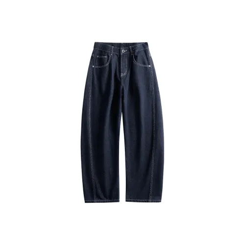 HZWH Джинсовый синий Мужские Джинсы