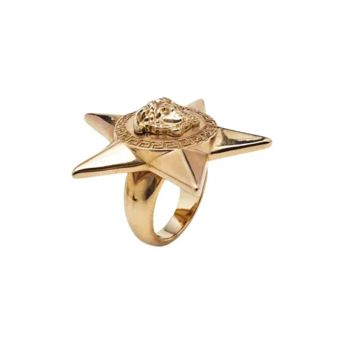 VERSACE Кольца с покрытием из розового золота металл унисекс золото