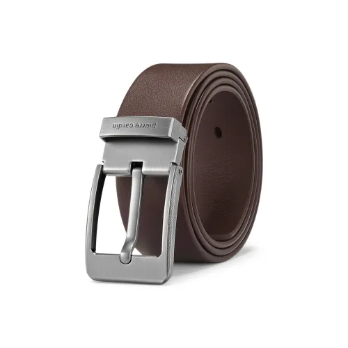 PIERRE CARDIN Ремни из крупнозернистой текстуры коровьей кожи мужской 3,85 см