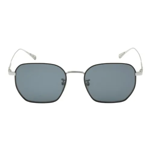 CALVIN KLEIN Пластик Квадратные Солнцезащитные очки Мужские Серебряные