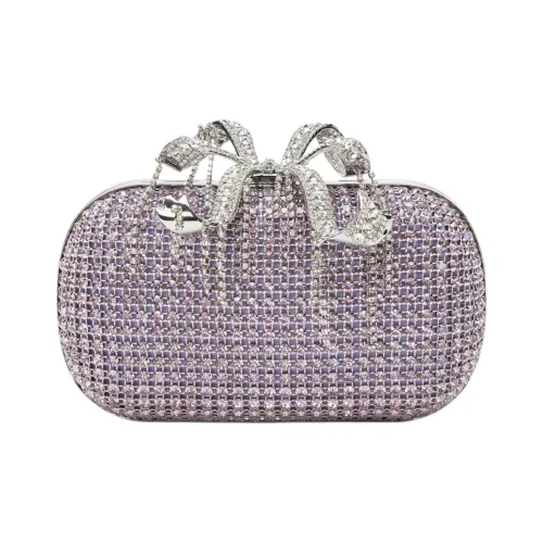 Self Portrait Polyester Clutch Women's Purple