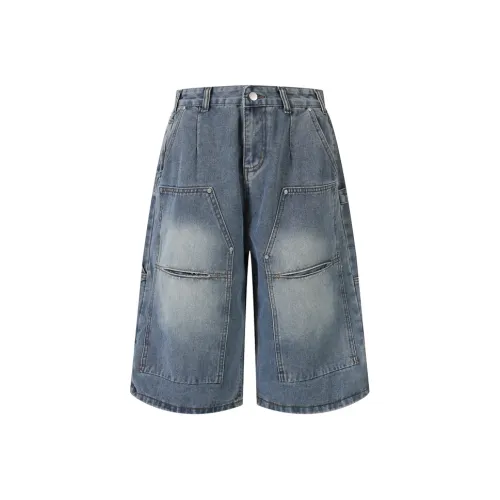 UNDERTIDES Blue Unisex Jeans UNDERTIDES Синий Унисекс Джинсы