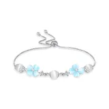 Браслет "Четырехлистный Звездный Свет" [Синий]