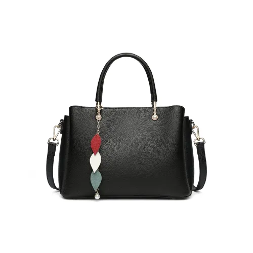 JAGUAR PU (полиуретан) с коровьей спилковой кожей через плечо обычная женская многоцветная