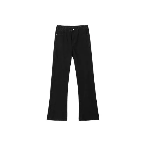 Cotton Gene Черный Унисекс Джинсы