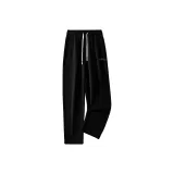 [200G Тяжелый] Черный (MZ Бесплатная Линия Логотип Штаны)