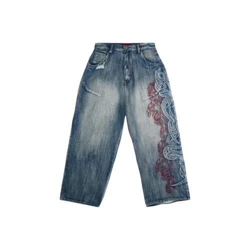 Jaded London Индиго Мужские Джинсы